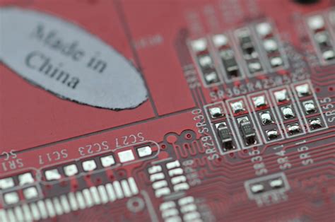 are computer parts made in china